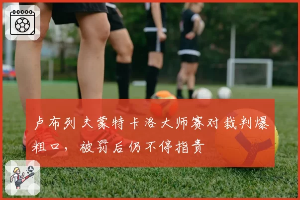 卢布列夫蒙特卡洛大师赛对裁判爆粗口，被罚后仍不停指责